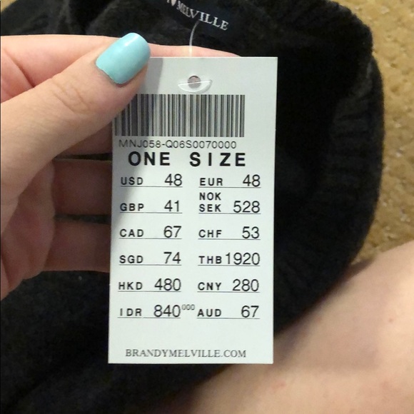 Grey Brandy Melville Sweater - Picture 5 of 7